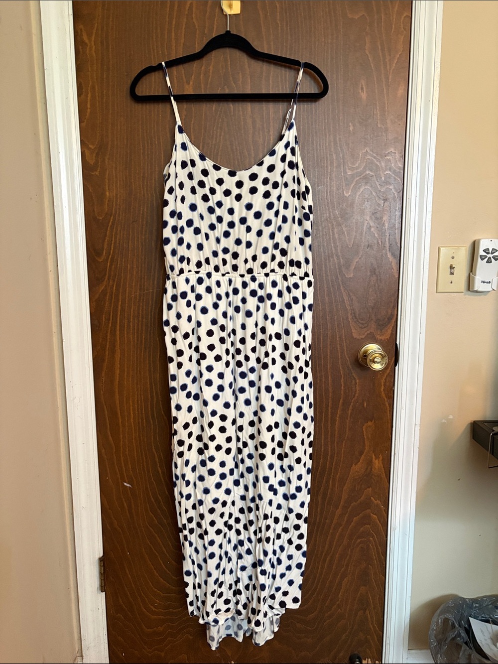 Old Navy Women’s White Polka Dot Maxi Dress